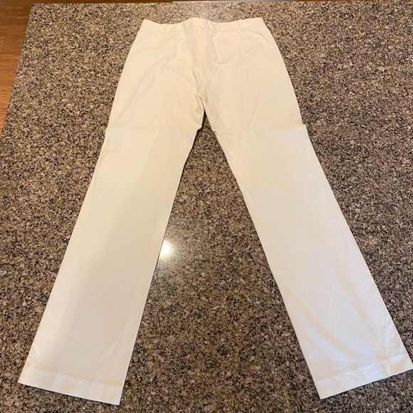 Holt Renfrew Women’s White Pinafore Snap Front Wide-Leg Pants Size 6 - Picture 2 of 13